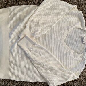 LOFT Off-White Knit Pullover